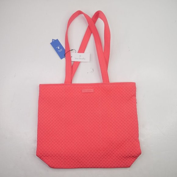 Vera Bradley Iconic Hipster Hobo Tote Shoulder Bag Coral Reef Quilted Large NWT - Picture 6 of 13